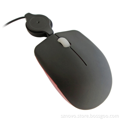 Mini Retractable USB Port, Optical Mouse for Laptop (NV-M300)